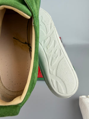 Christian Louboutin Louis Junior Spikes Sneaker Green | 41.5