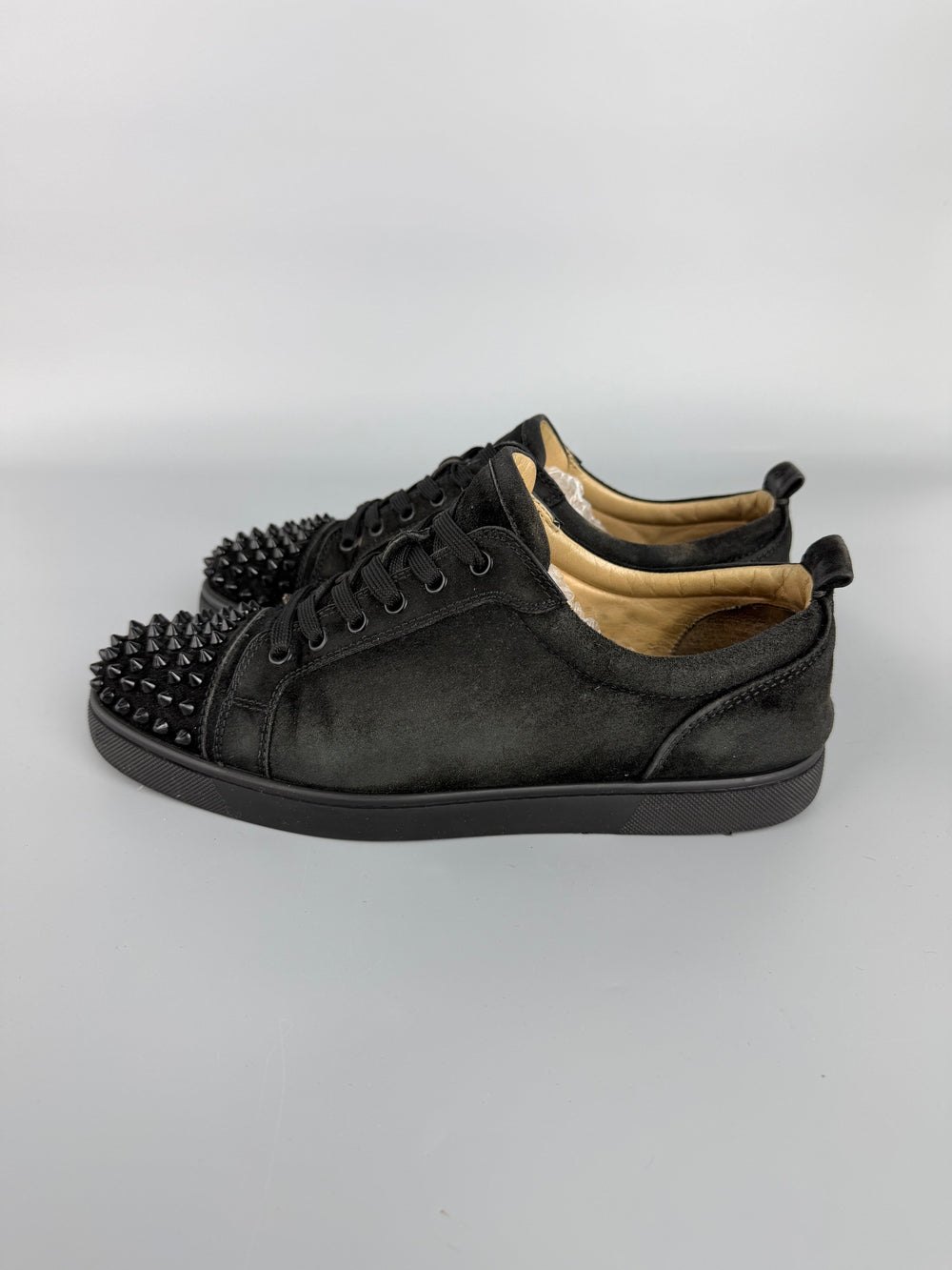 Christian Louboutin Louis Junior Spikes Sneaker Black | 41.5