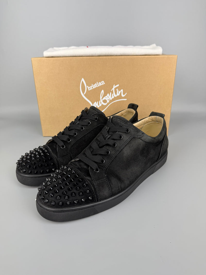 Christian Louboutin Louis Junior Spikes Sneaker Black | 44.5