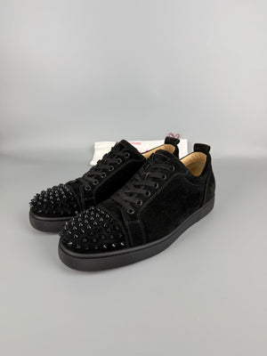 Christian Louboutin Louis Junior Spikes Sneaker Black | 44