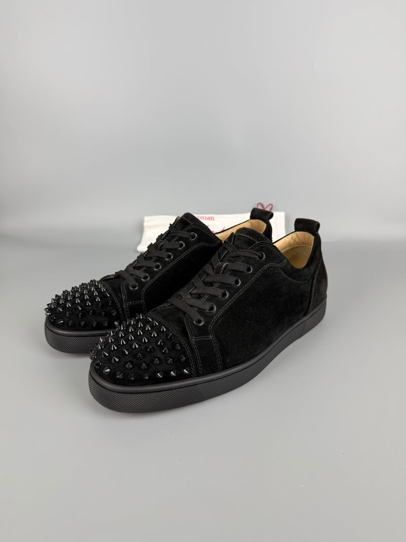 Christian Louboutin Louis Junior Spikes Sneaker Black | 44