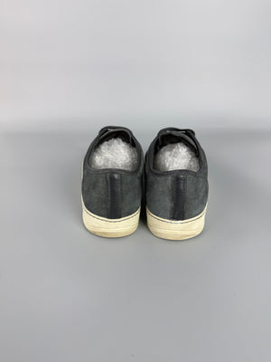 Lanvin Dbb1 Nappa Cap Toe Sneaker Elephant Grey | 42