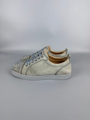 Christian Louboutin Louis Junior Spikes Sneaker Grey | 42