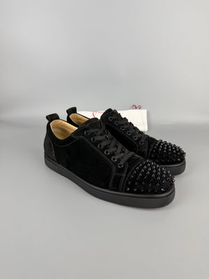Christian Louboutin Louis Junior Spikes Sneaker Black | 44