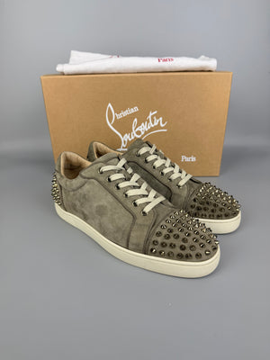 Christian Louboutin Seavaste Spikes Sneaker Beige | 42.5