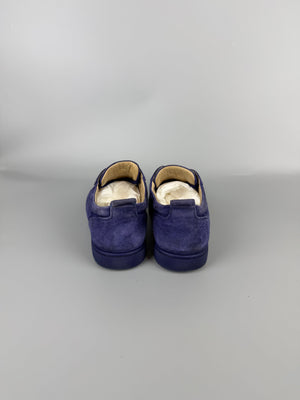 Christian Louboutin Louis Junior Spikes Sneaker Purple | 40.5