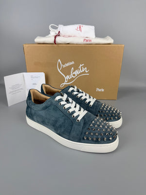 Christian Louboutin Spikes Sneaker Blue | 40.5