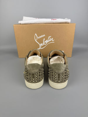 Christian Louboutin Seavaste Spikes Sneaker Beige | 42.5
