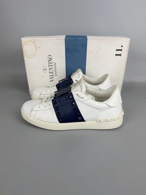 Valentino Open Rockstud Untitled Sneaker Navy | 41