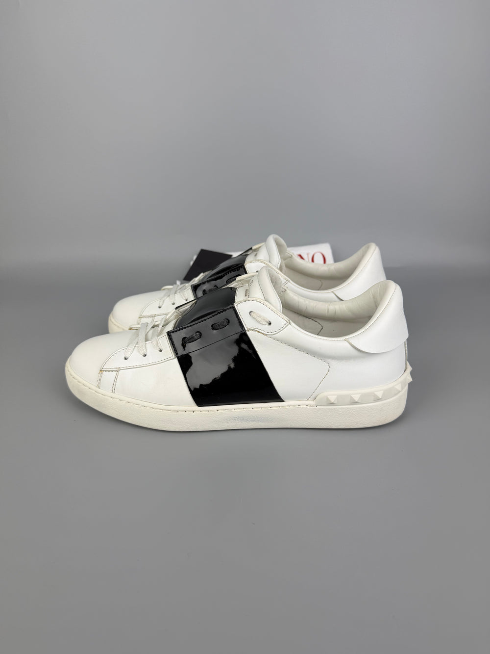 Valentino Open Sneaker Patent Black | 44