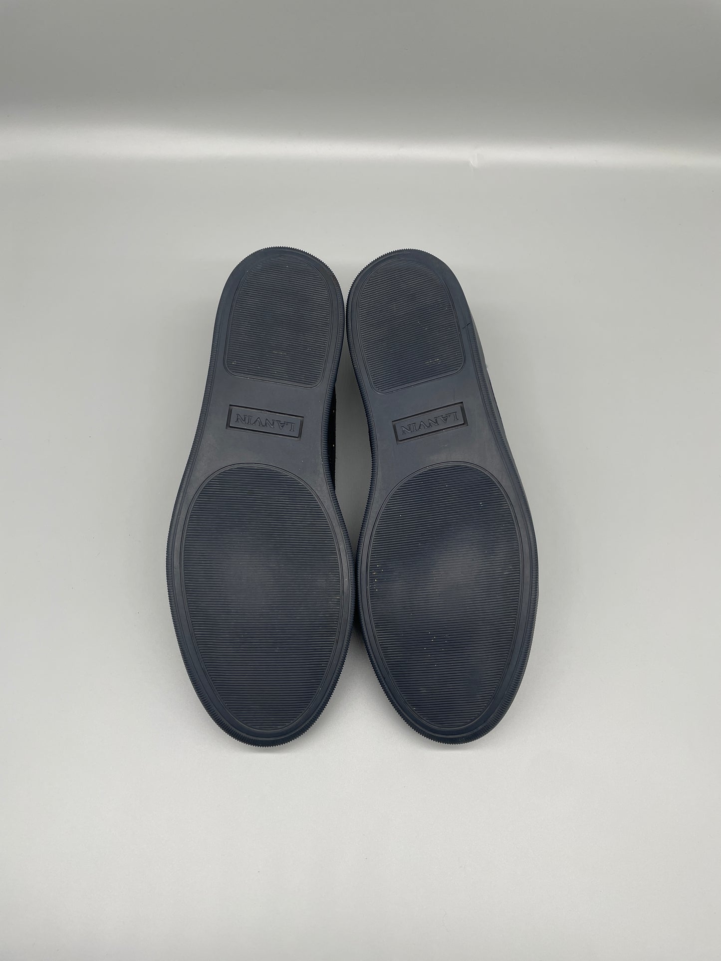 Lanvin Nappa Cap Toe Sneaker Blue 45 | UK11