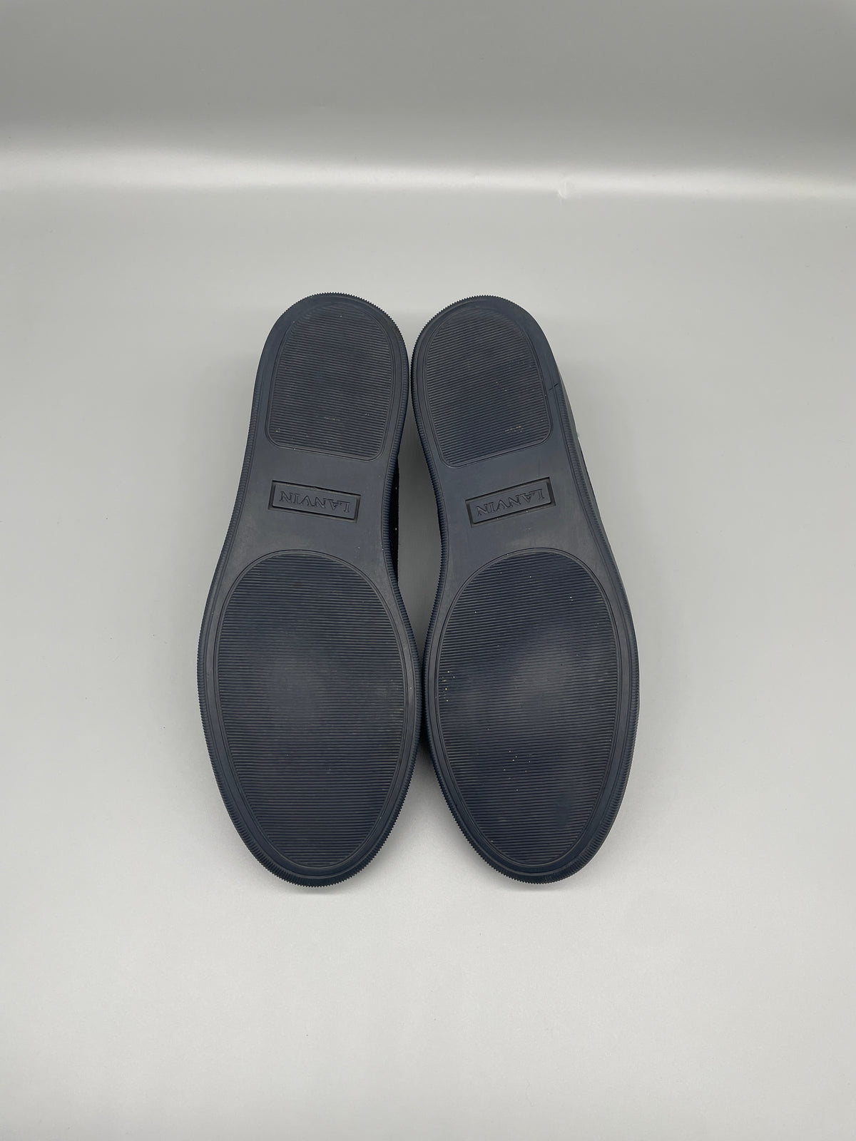 Lanvin Dbb1 Nappa Cap Toe Sneaker Blue | UK11