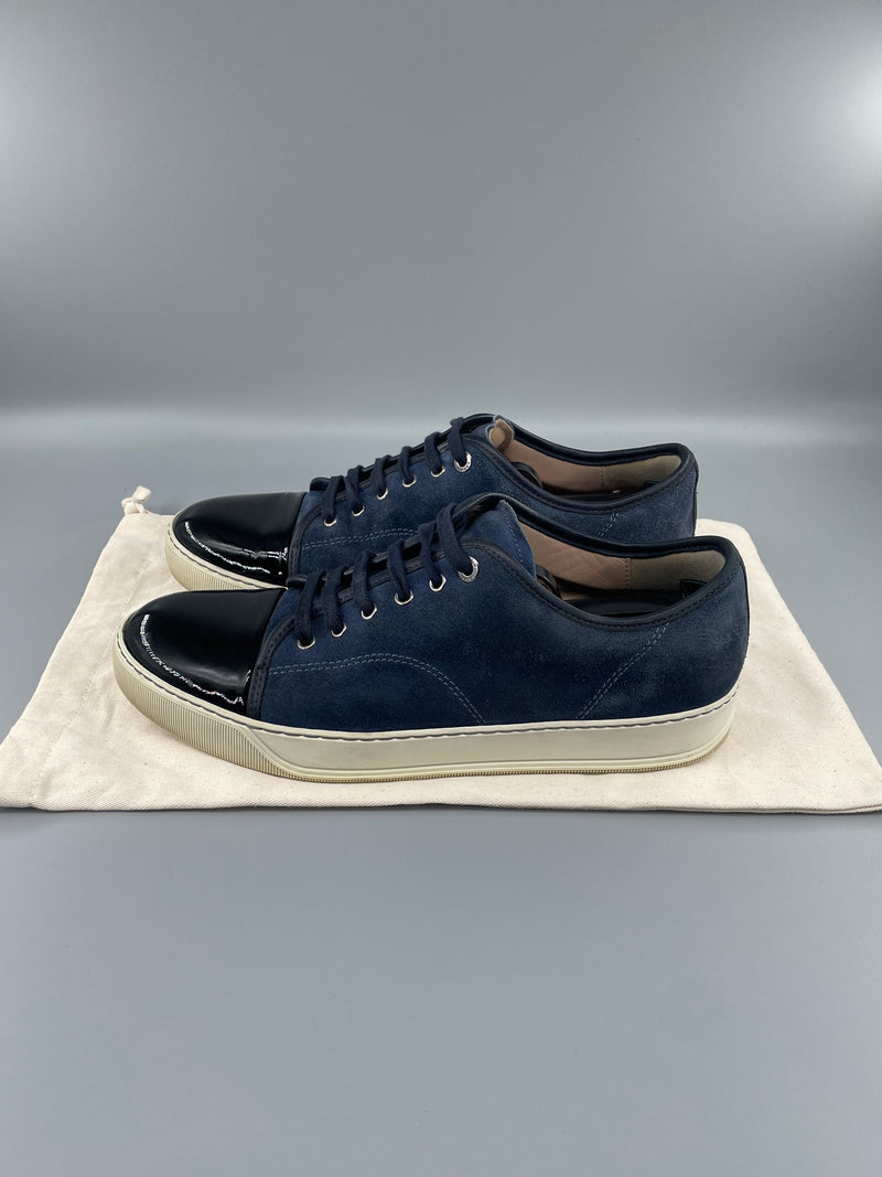 Herr | Sneakers | Lanvin | DBB1 Patent Cap Toe Sneaker Navy