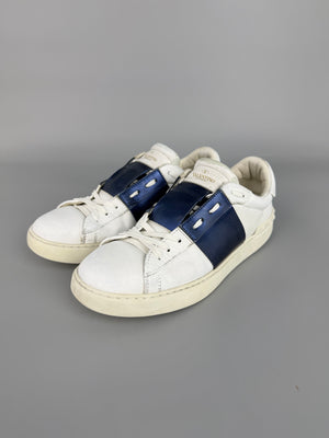 Valentino Open Sneaker Metallic Blue | 42.5