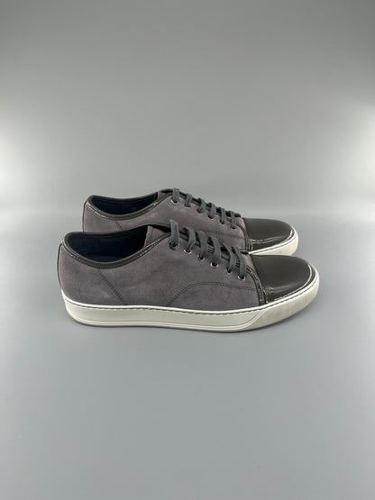 Lanvin Patent Cap Toe Sneaker Grey 43 | UK9