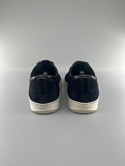 Lanvin Patent Cap Toe Sneaker Navy 40 | UK6