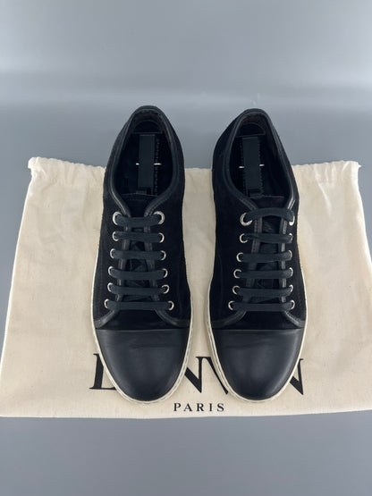 Herr | Sneakers | Lanvin | DBB1 Nappa Cap Toe Sneaker Black