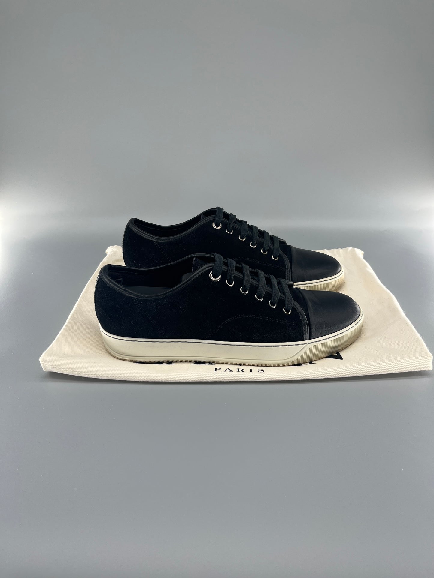 Herr | Sneakers | Lanvin | DBB1 Nappa Cap Toe Sneaker Black