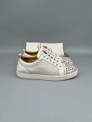 Christian Louboutin Louis Junior Spikes Mesh Sneaker | 42