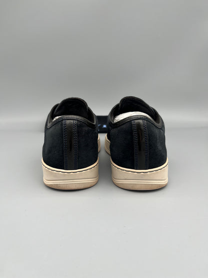 Lanvin Dbb1 Patent Cap Toe Sneaker Navy | 41