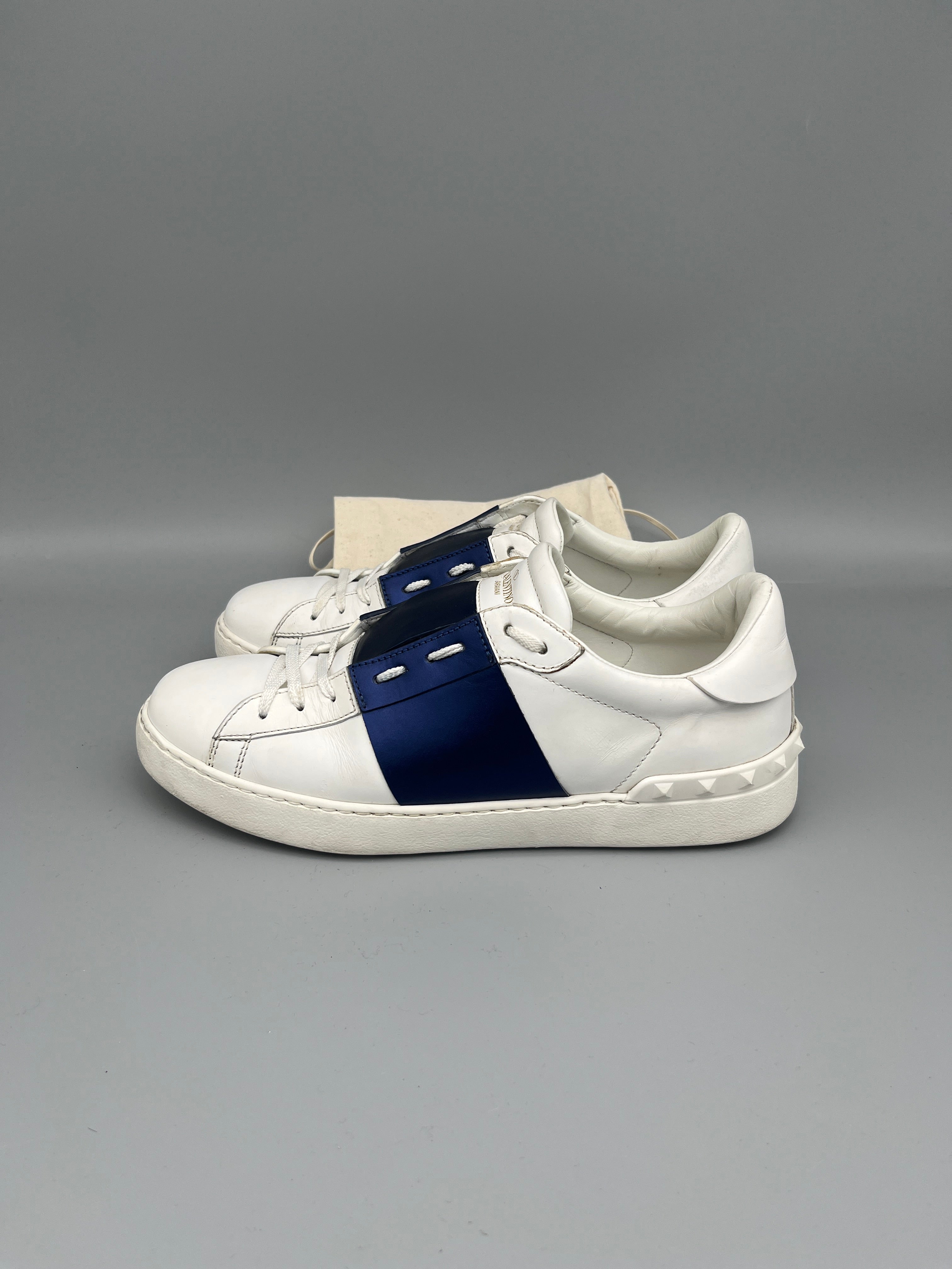Valentino Open Sneaker Metallic Blue | 43