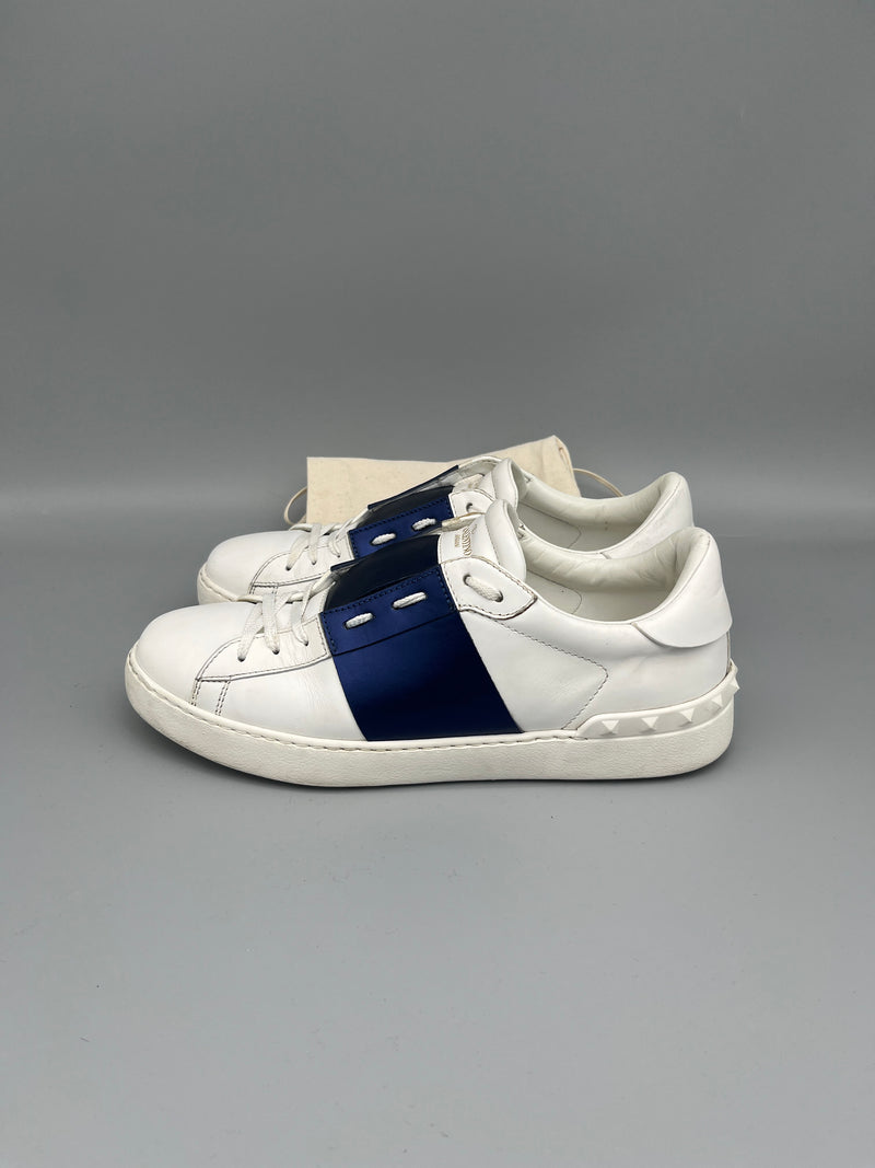 Valentino Open Sneaker Metallic Blue | 43