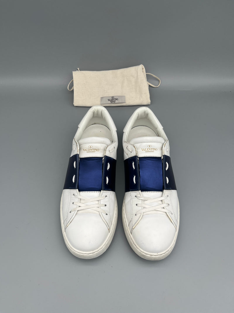 Valentino Open Sneaker Metallic Blue | 43