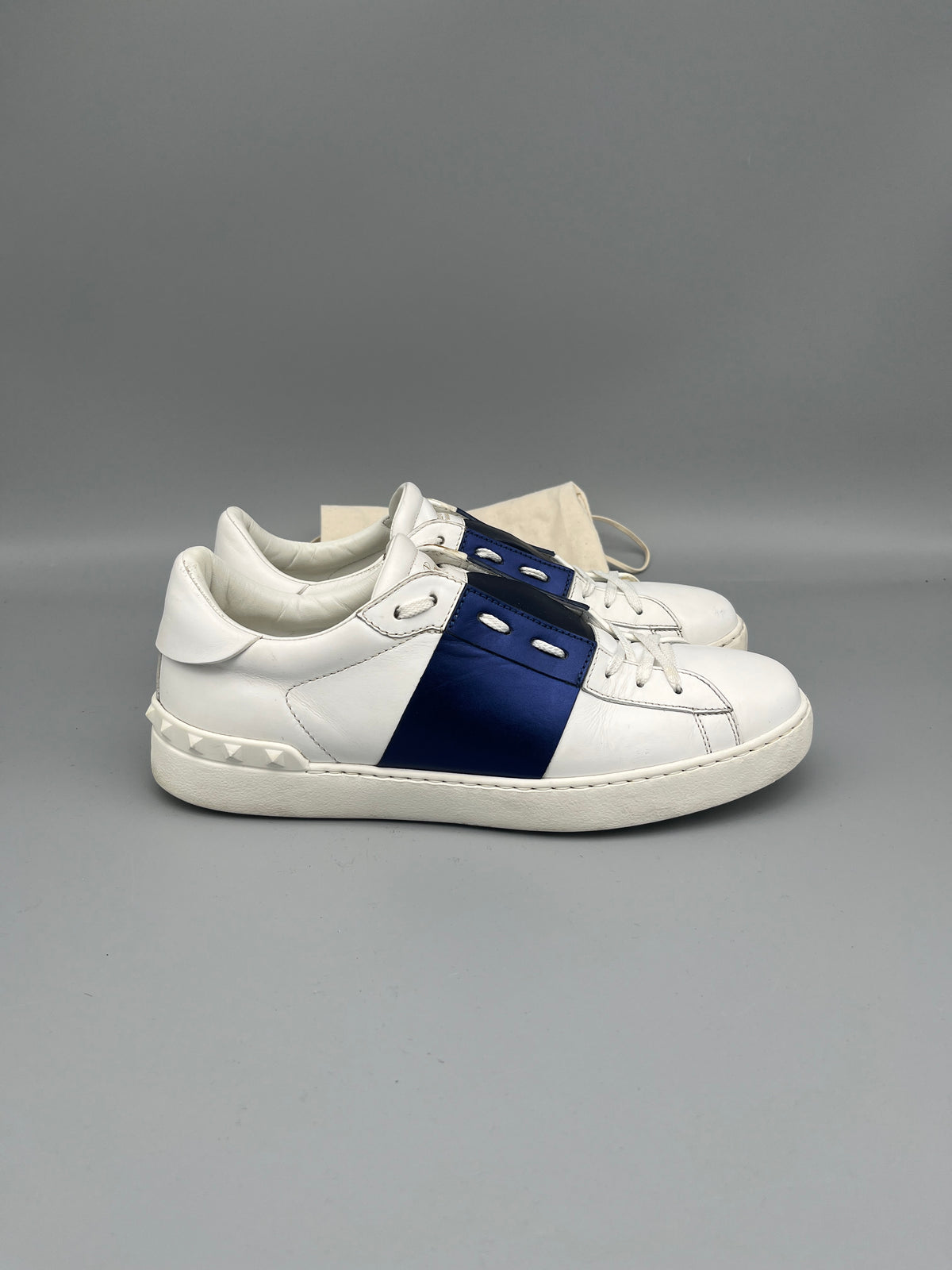 Valentino Open Sneaker Metallic Blue | 43