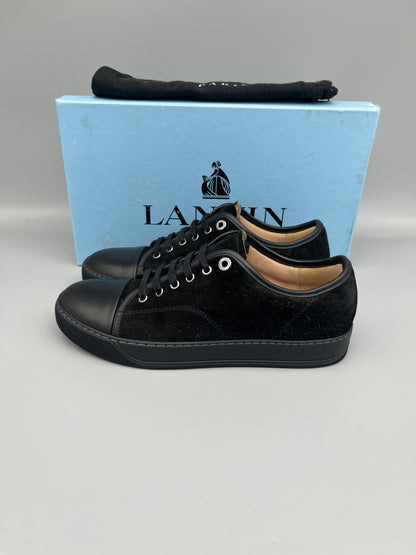 Lanvin Dbb1 Nappa Cap Toe Sneaker Black | 41