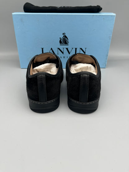 Lanvin Dbb1 Nappa Cap Toe Sneaker Black | 41