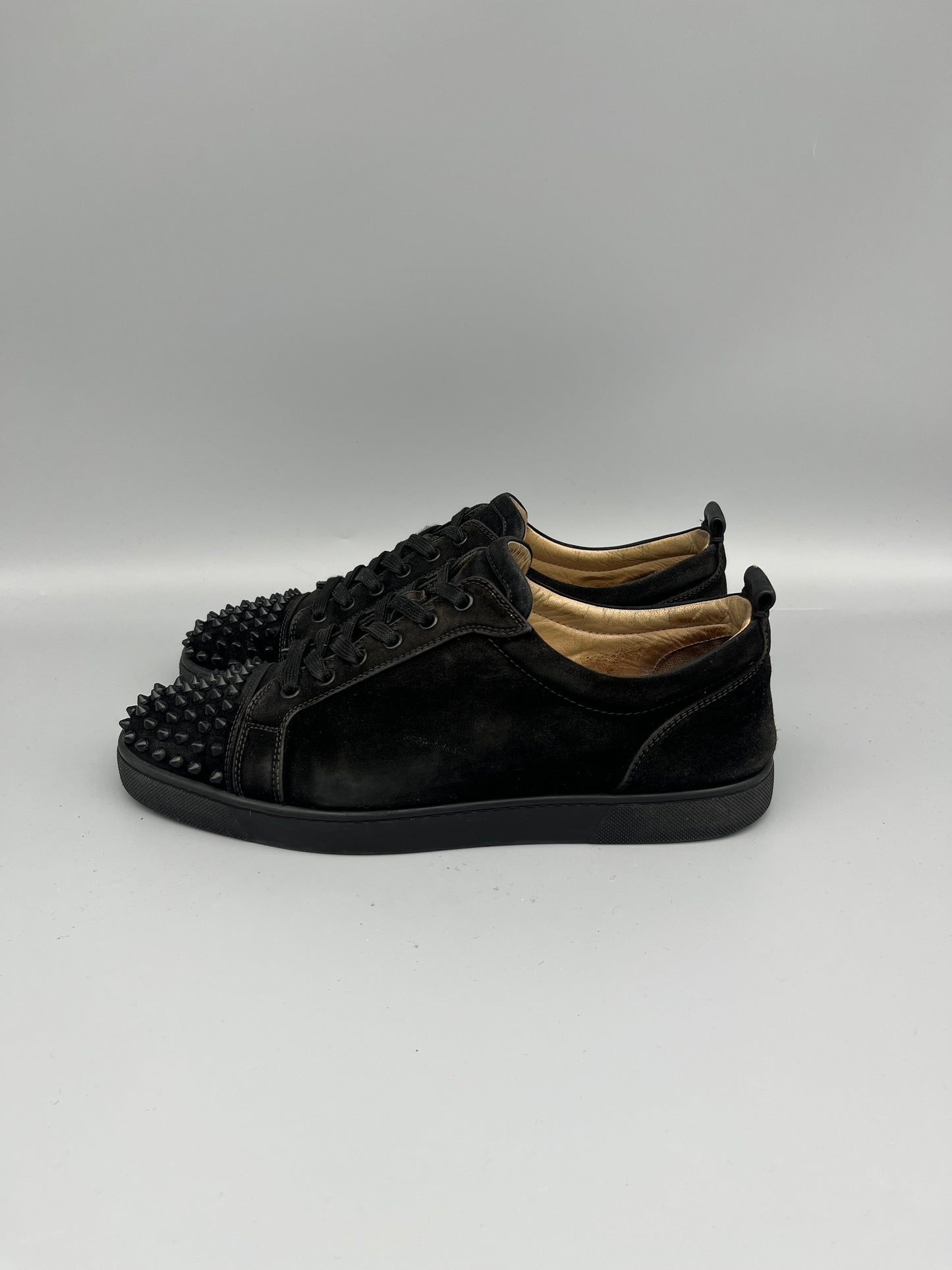 Christian Louboutin Louis Junior Spikes Sneaker Black | 46