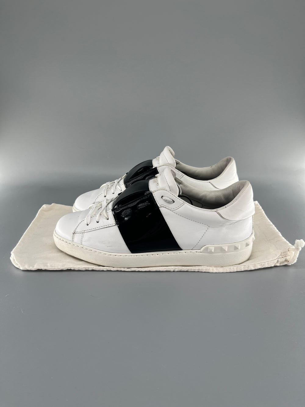 Valentino Open Sneaker Patent Black | 40.5