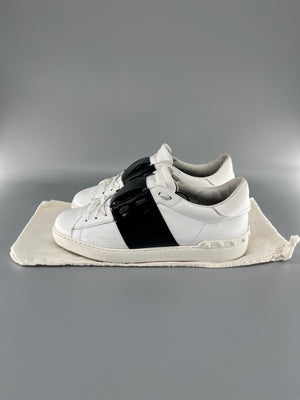 Valentino Open Sneaker Patent Black | 40.5