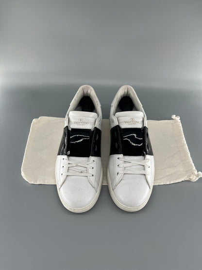 Valentino Open Sneaker Patent Black | 40.5