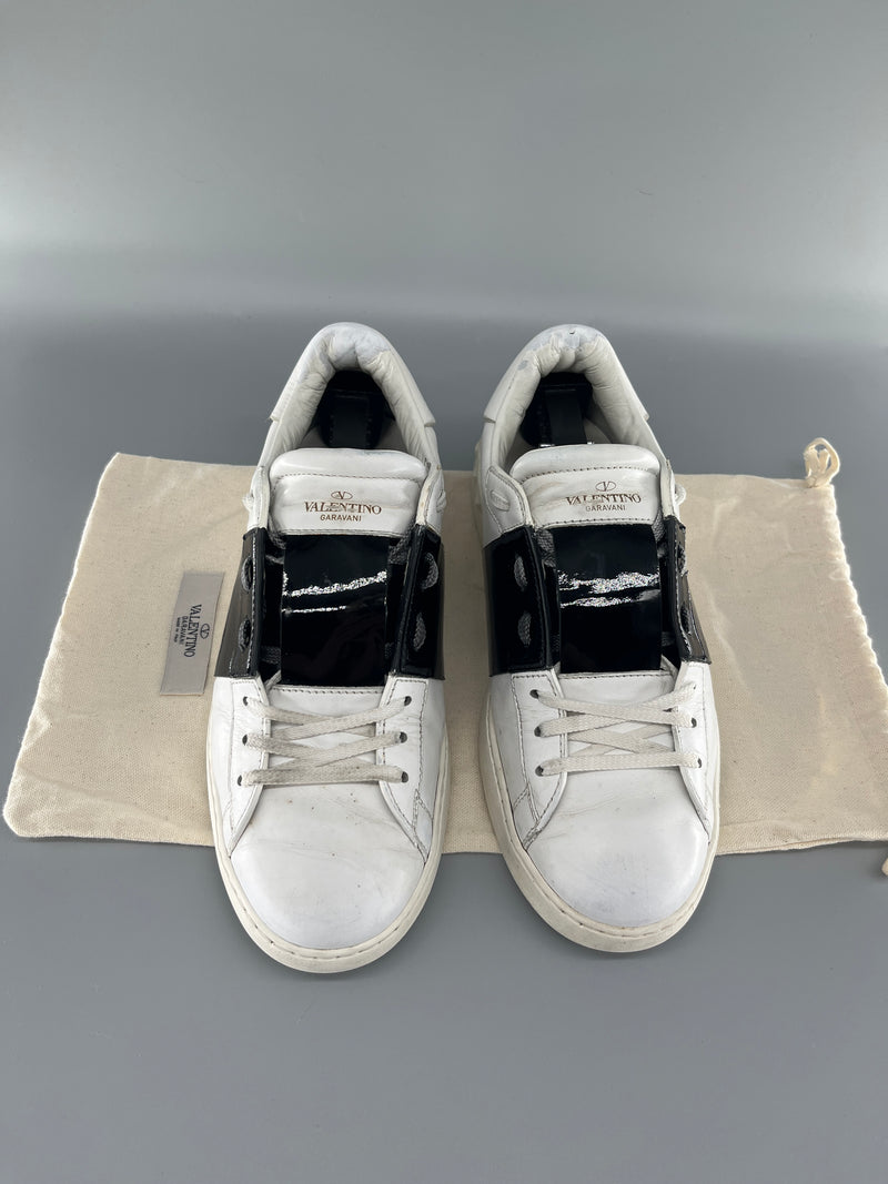 Valentino Open Sneaker Patent Black | 40