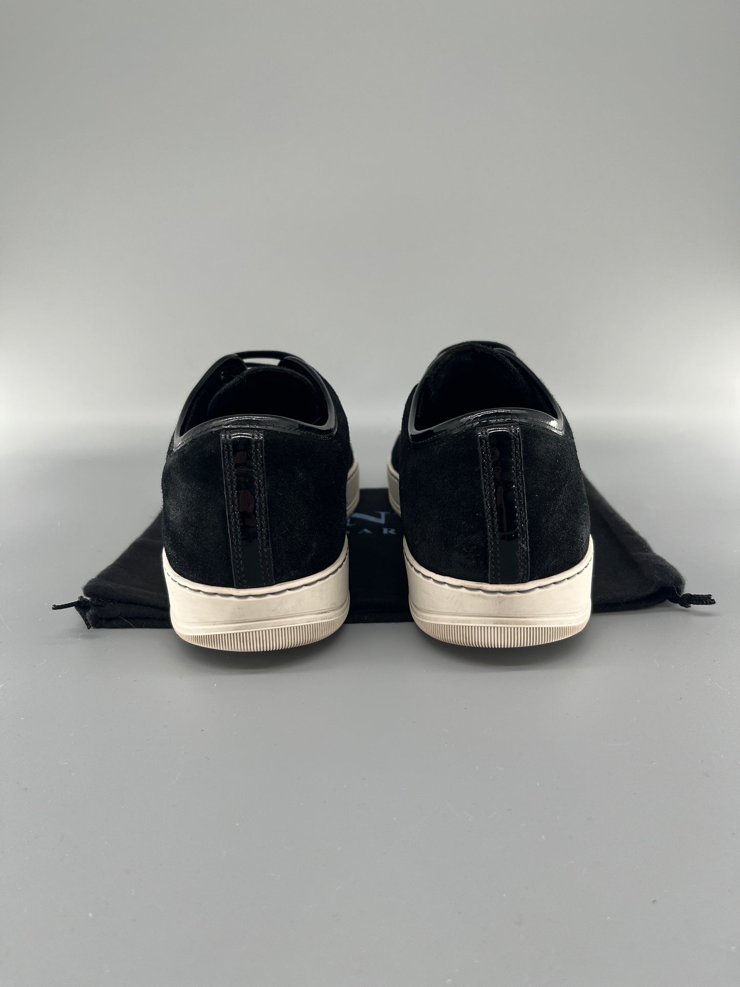Lanvin Patent Cap Toe Sneaker Black 43 | UK9