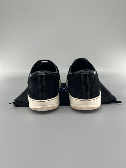 Lanvin Patent Cap Toe Sneaker Black 43 | UK9