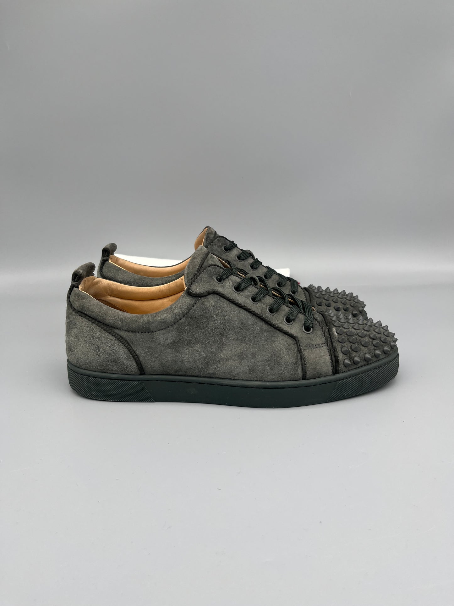Christian Louboutin Louis Junior Spikes Sneaker Grey | 45