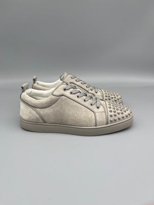 Christian Louboutin Louis Junior Spikes Sneaker Grey | 42