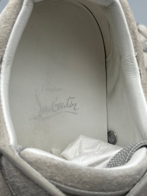 Christian Louboutin Louis Junior Spikes Sneaker Grey | 42