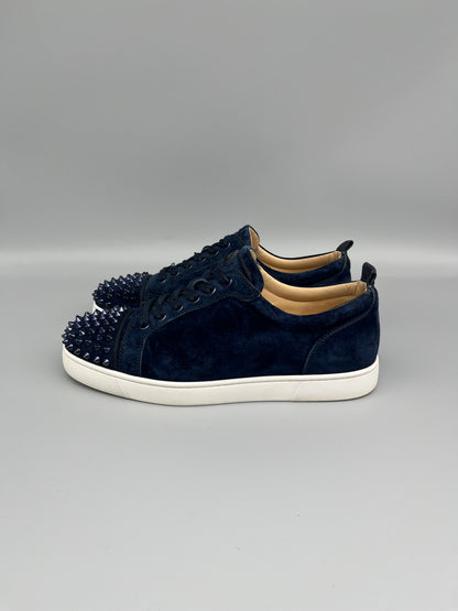 Christian Louboutin Louis Junior Spikes Sneaker Navy | 41.5