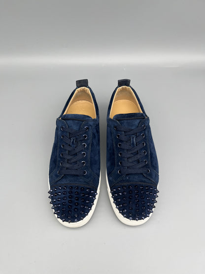 Christian Louboutin Louis Junior Spikes Sneaker Navy | 41.5