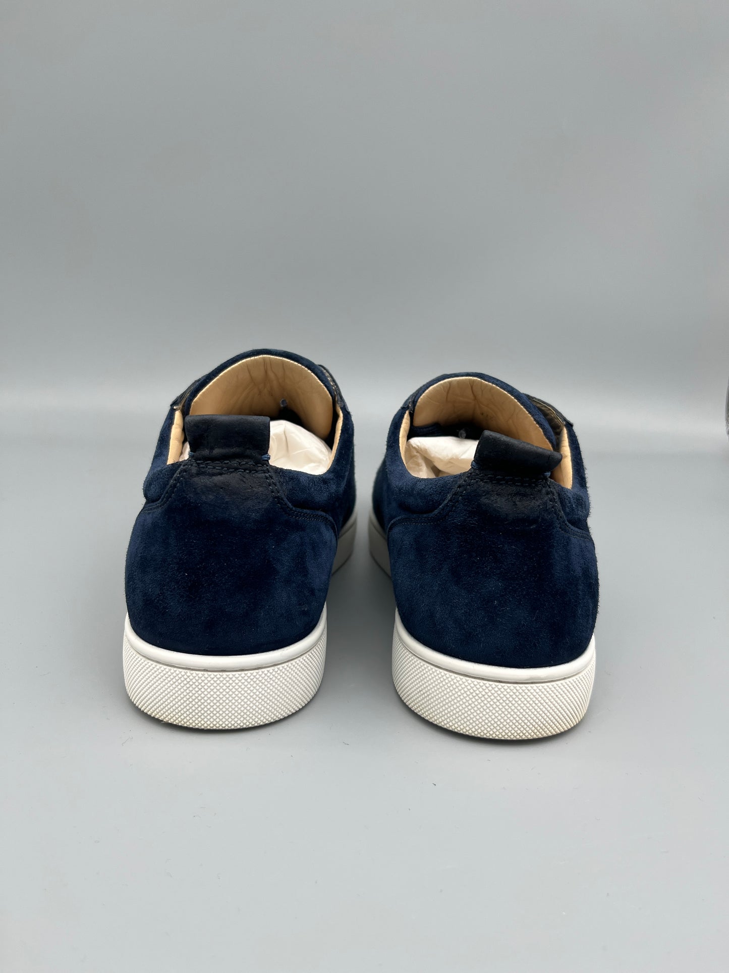 Christian Louboutin Louis Junior Spikes Sneaker Navy | 41.5