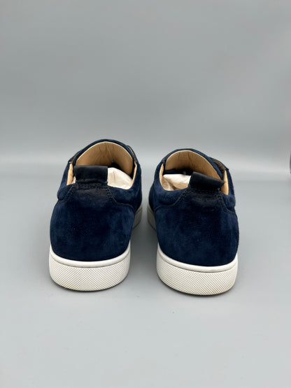 Christian Louboutin Louis Junior Spikes Sneaker Navy | 41.5