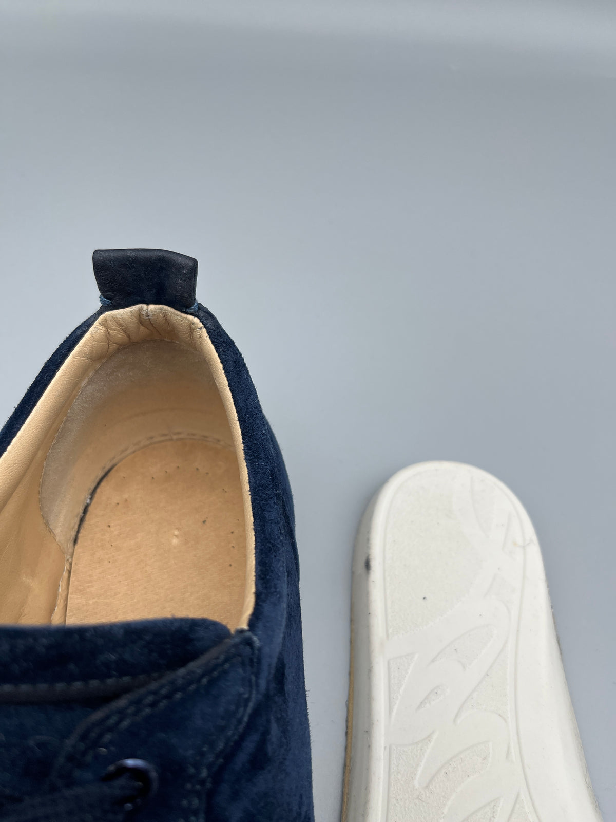 Christian Louboutin Louis Junior Spikes Sneaker Navy | 41.5