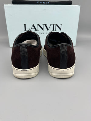 Lanvin Dbb1 Patent Cap Toe Sneaker Burgundy | 42