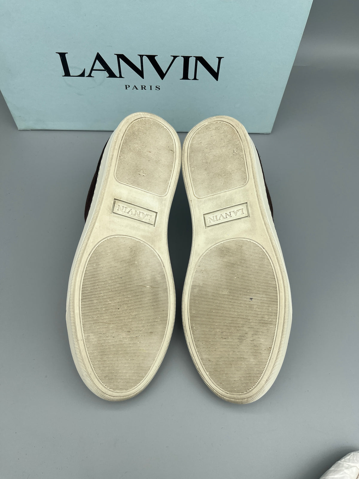 Lanvin Dbb1 Patent Cap Toe Sneaker Burgundy | 42