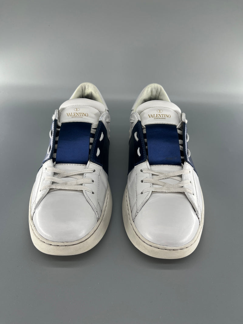 Valentino Open Sneaker Metallic Blue | 42.5