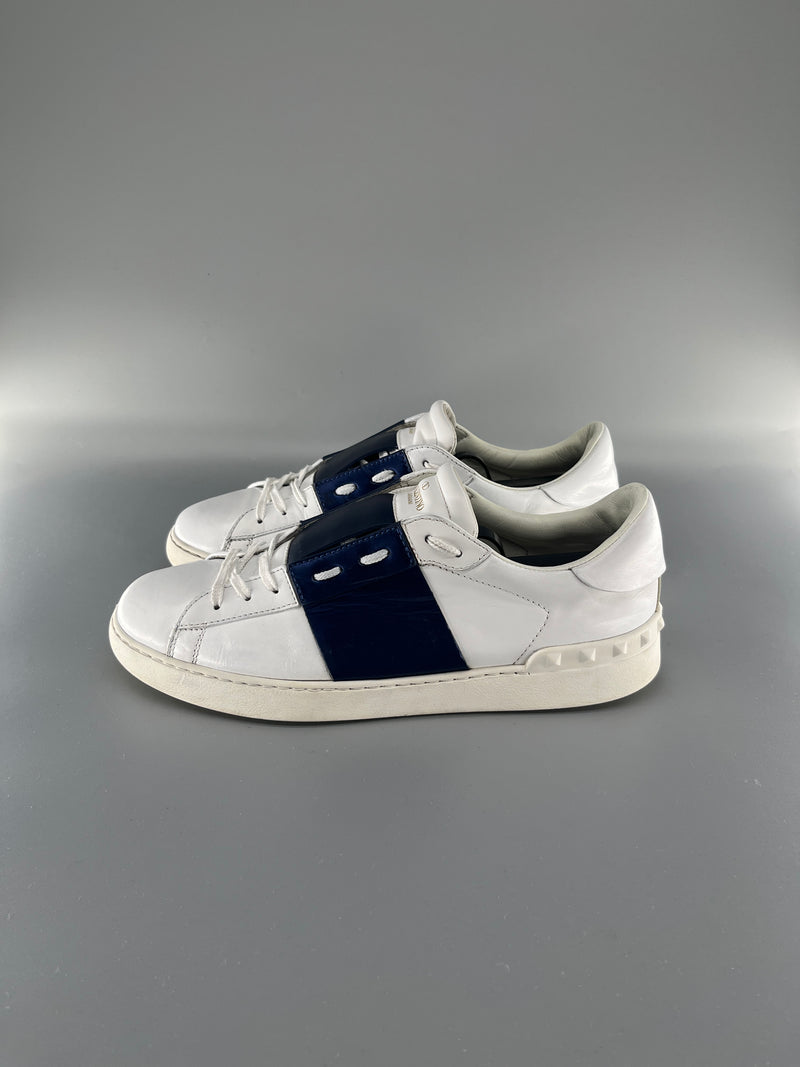 Valentino Open Sneaker Metallic Blue | 42.5