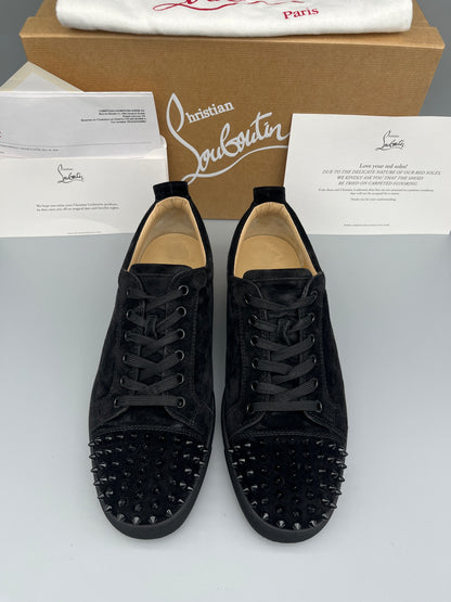 Christian Louboutin Louis Junior Spikes Sneaker Black | 44